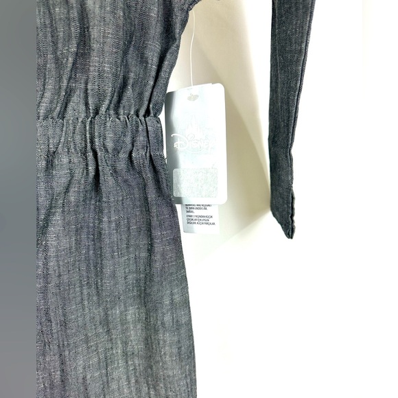Disney Milan Jumpsuit Gray Zipper Front Elastic Waist Sizes 3 & 4 - Picture 8 of 12